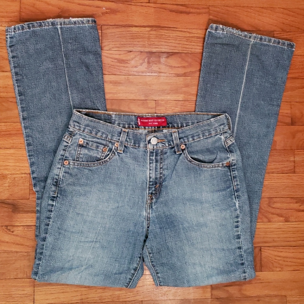 Levi's 515 Nouveau Boot Cut Stretch Low Rise Jeans
